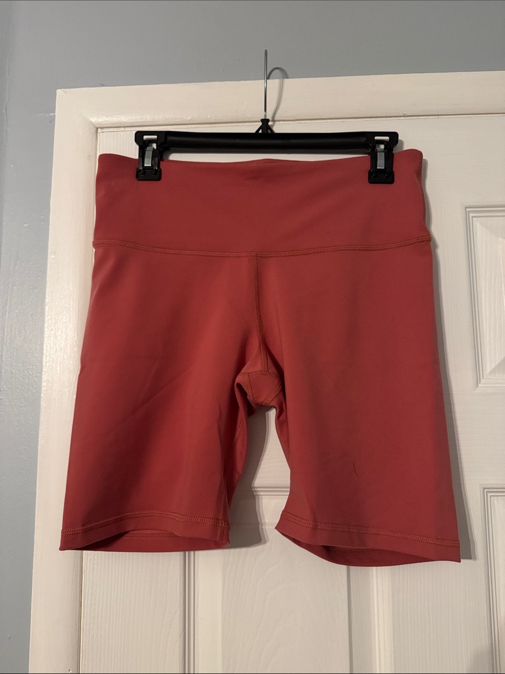 Women's High-Waist Performance Bike Shorts - Rose Clay